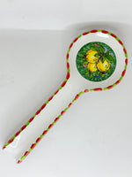 Ladle Rest in Handcrafted Ceramic - Lemons/Majolica Decor