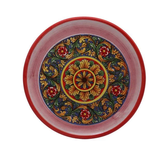 Piattino in Ceramica Artigianale Napoletana - Decoro Maioliche