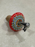 Tappo Dosatore/Versatore in Ceramica Artigianale e Acciaio - Maioliche Made in Italy