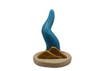 Corno Vesuvio in Ceramica H 9cm - Rosso o Azzurro