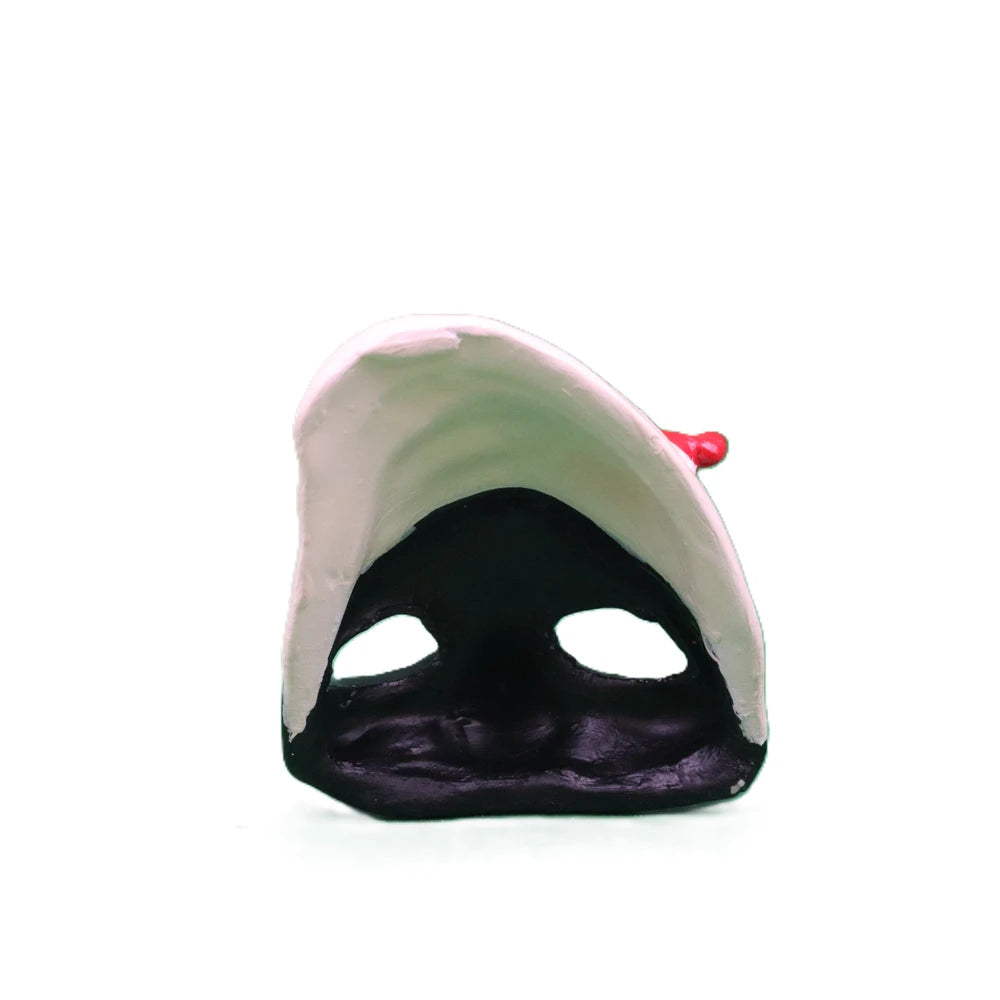 L'Anima di Napoli: Maschera di Pulcinella Fatta a Mano per i tuoi Eventi,Ideale per Cerimonie e Arredo.