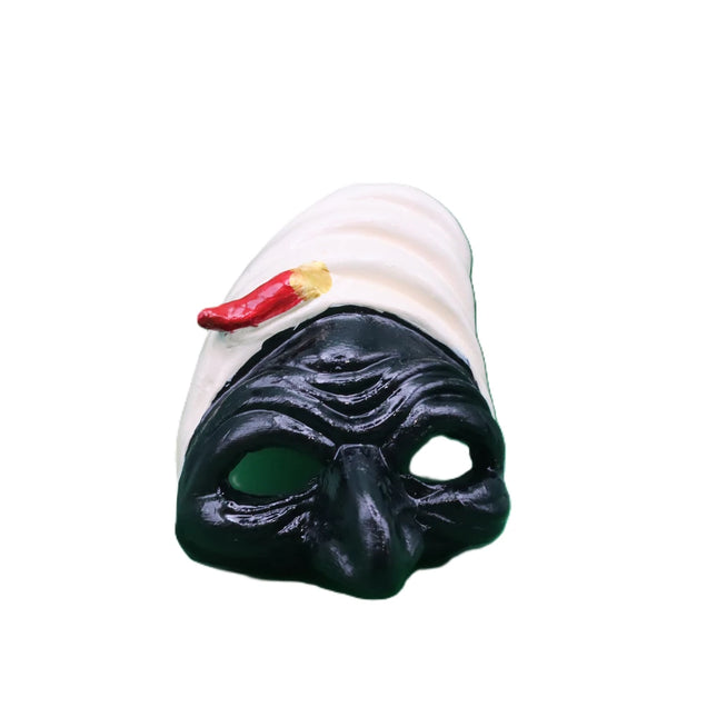L'Anima di Napoli: Maschera di Pulcinella Fatta a Mano per i tuoi Eventi,Ideale per Cerimonie e Arredo.