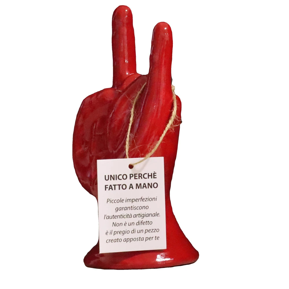 Lucky Horns in glossy ceramic - Handmade - Various colors
