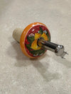 Tappo Dosatore/Versatore in Ceramica Artigianale e Acciaio - Limoni Made in Italy