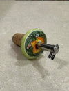 Tappo Dosatore/Versatore in Ceramica Artigianale e Acciaio - Limoni Made in Italy