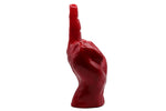 Scultura Mano Dito Medio in Ceramica | Rossa, Azzurra, Nera