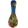 Poggiamestolo in ceramica Sorrento  Dipinto a mano  Accessorio cucina Costiera Amalfitana  Poggia mestolo artigianale italiano