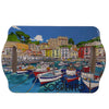 Ceramic tray with openwork handles Amalfi Coast Positano or Sorrento style Handmade serving platter Italian ceramic