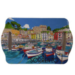 Ceramic tray with openwork handles Amalfi Coast Positano or Sorrento style Handmade serving platter Italian ceramic