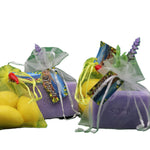 Saponi Profumatori Armadi e Biancheria | Lavanda con Fiori o Limone con Cornetto Portafortuna | Confezione in Velo Artigianale