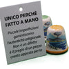 Ditale in Ceramica Artigianale - Veduta di Napoli Dipinta a Mano