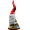 Corno veduta Napoli- Portafortuna Napoletano in Ceramica Dipinto a Mano - Vesuvio