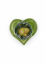 Heart-shaped Ceramic Magnet - Assorted Lemon/Majolica Designs