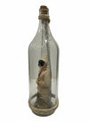 Pulcinella in a Bottle with Symbols of Luck - Neapolitan Craft