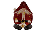 Decorazione Murale Babbo Natale Ceramica