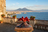 Vesuvio in Ceramica Dipinto a Mano - Scultura Vulcanica
