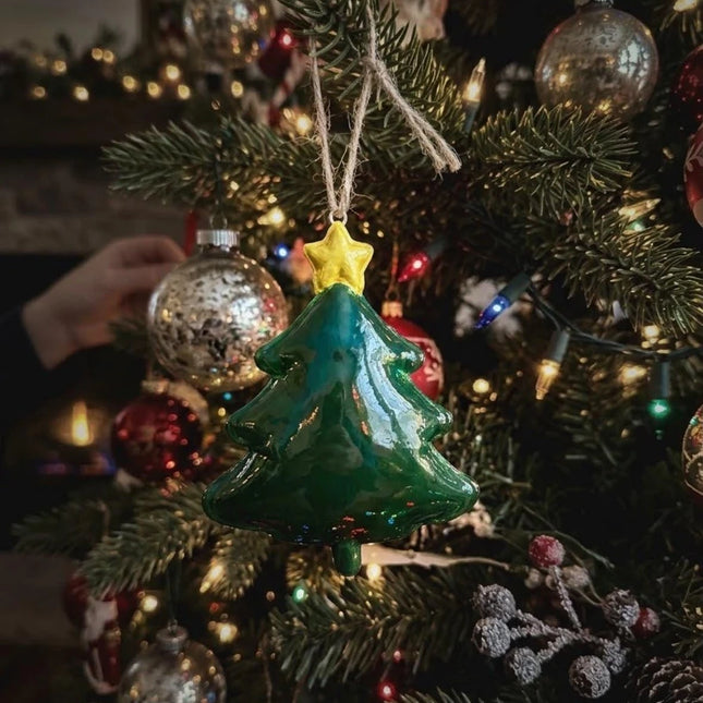 Ornamento Albero di Natale in Ceramica