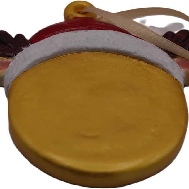 Decorazione Natalizia in Ceramica a Forma di Renna