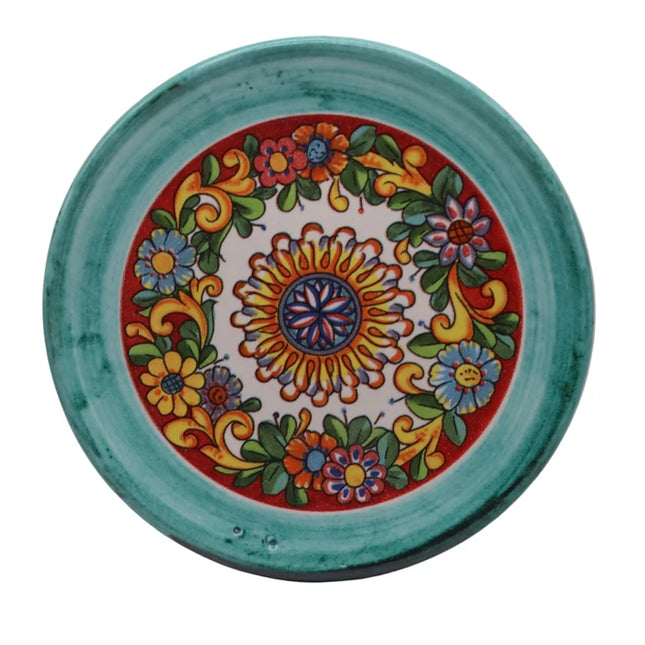 Piattino in Ceramica Artigianale Napoletana - Decoro Maioliche