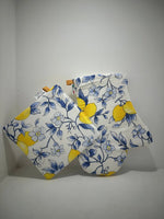 "Lemons of Sicily" Kitchen Set – Oven Mitt and Potholder in Pure Cotton