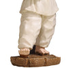 Statuina Pulcinella con Tamburello - Artigianato Napoletano in Resina