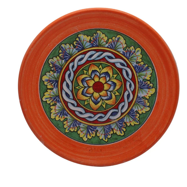 Piattino in Ceramica Artigianale Napoletana - Decoro Maioliche