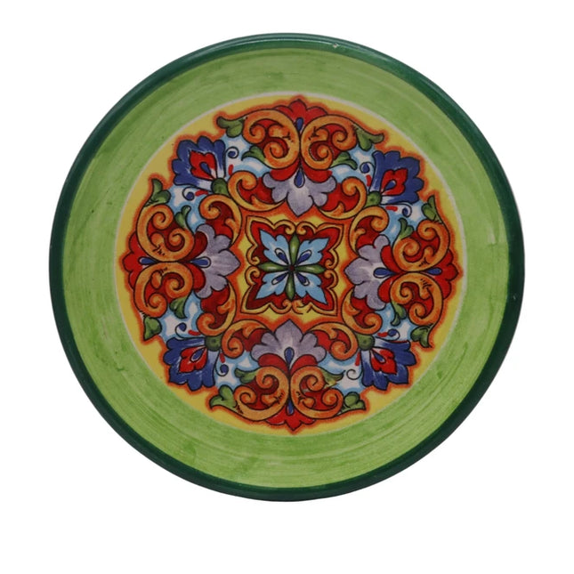 Piattino in Ceramica Artigianale Napoletana - Decoro Maioliche