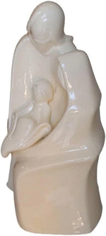 Sacra Famiglia-Statua Natività Moderna in Ceramica