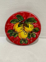 Hand-Painted Ceramic Magnets - Lemons (Ø 6cm)