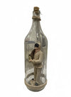 Pulcinella in a Bottle with Net and Cornucopia – Neapolitan Artisan Sculpture