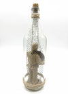 Pulcinella in a Bottle with Net and Cornucopia – Neapolitan Artisan Sculpture