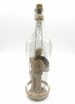 Pulcinella in a Bottle with Net and Cornucopia – Neapolitan Artisan Sculpture