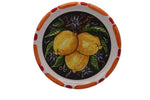 Piattino in Ceramica Artigianale Napoletana - Decoro Limoni