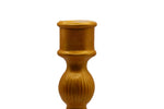 Portacandele in Ceramica Dorata Fatto a Mano