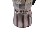 Statuina Pulcinella Caffettiera Italiana - Statuetta Moka in Resina Napoletana - Souvenir "Uè che bellu cafè", Regalo Cultura Italiana Napoli