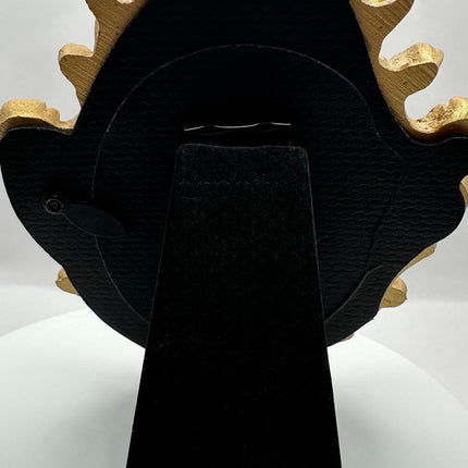 Quadretto Sacro Cuore Oro e Rosso - Artigianale Made in Italy