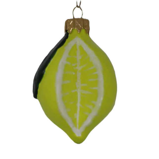 Decorazione natalizia limone in ceramica