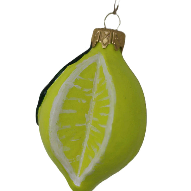 Decorazione natalizia limone in ceramica