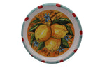 Piattino in Ceramica Artigianale Napoletana - Decoro Limoni