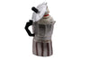 Statuina Pulcinella Caffettiera Italiana - Statuetta Moka in Resina Napoletana - Souvenir "Uè che bellu cafè", Regalo Cultura Italiana Napoli