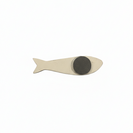 Magnete Pesce in Ceramica Azzurra – Pesciolino Portafortuna Fatto a Mano