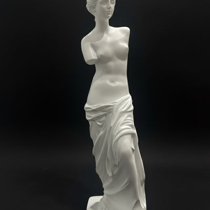 Statua "Venere di Milo" (Afrodite) -  Statua Decorativa in Resina Bianca (29 cm)