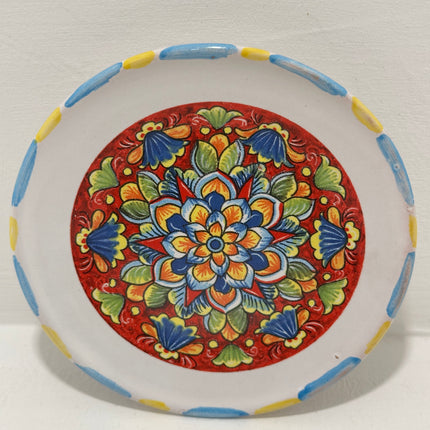 Piattino in Ceramica Artigianale Napoletana - Decoro Maioliche