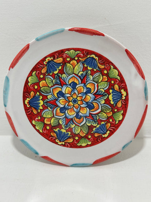Piattino in Ceramica Artigianale Napoletana - Decoro Maioliche