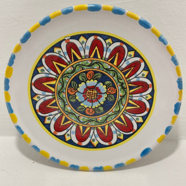 Handmade Neapolitan Ceramic Saucer - Majolica Decoration