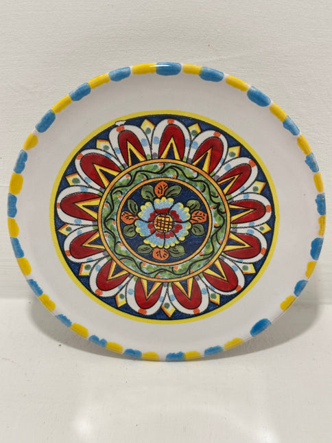Piattino in Ceramica Artigianale Napoletana - Decoro Maioliche