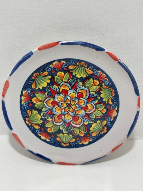 Piattino in Ceramica Artigianale Napoletana - Decoro Maioliche