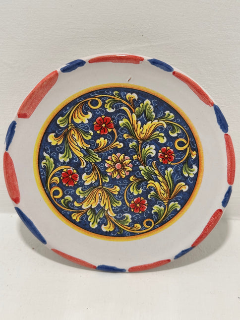 Piattino in Ceramica Artigianale Napoletana - Decoro Maioliche
