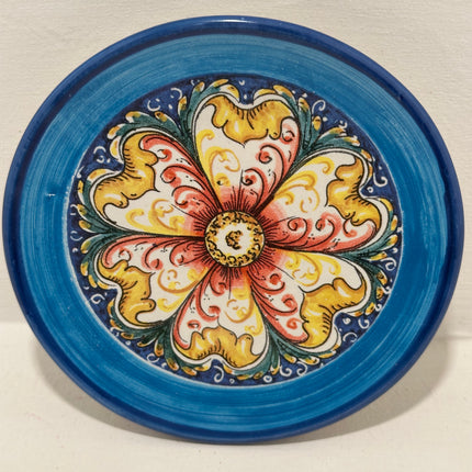 Piattino in Ceramica Artigianale Napoletana - Decoro Maioliche