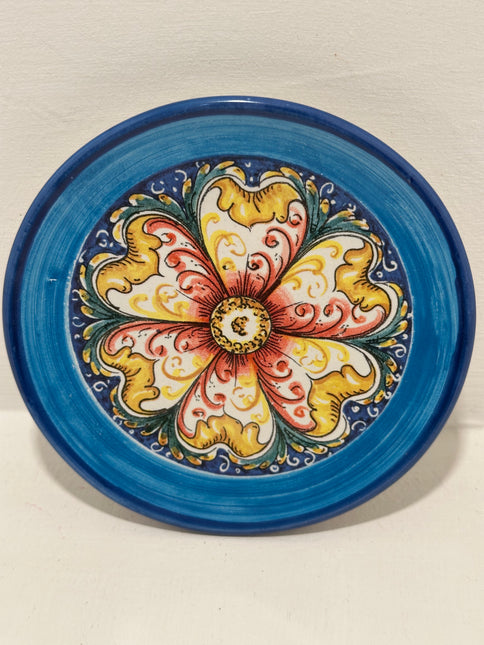 Piattino in Ceramica Artigianale Napoletana - Decoro Maioliche
